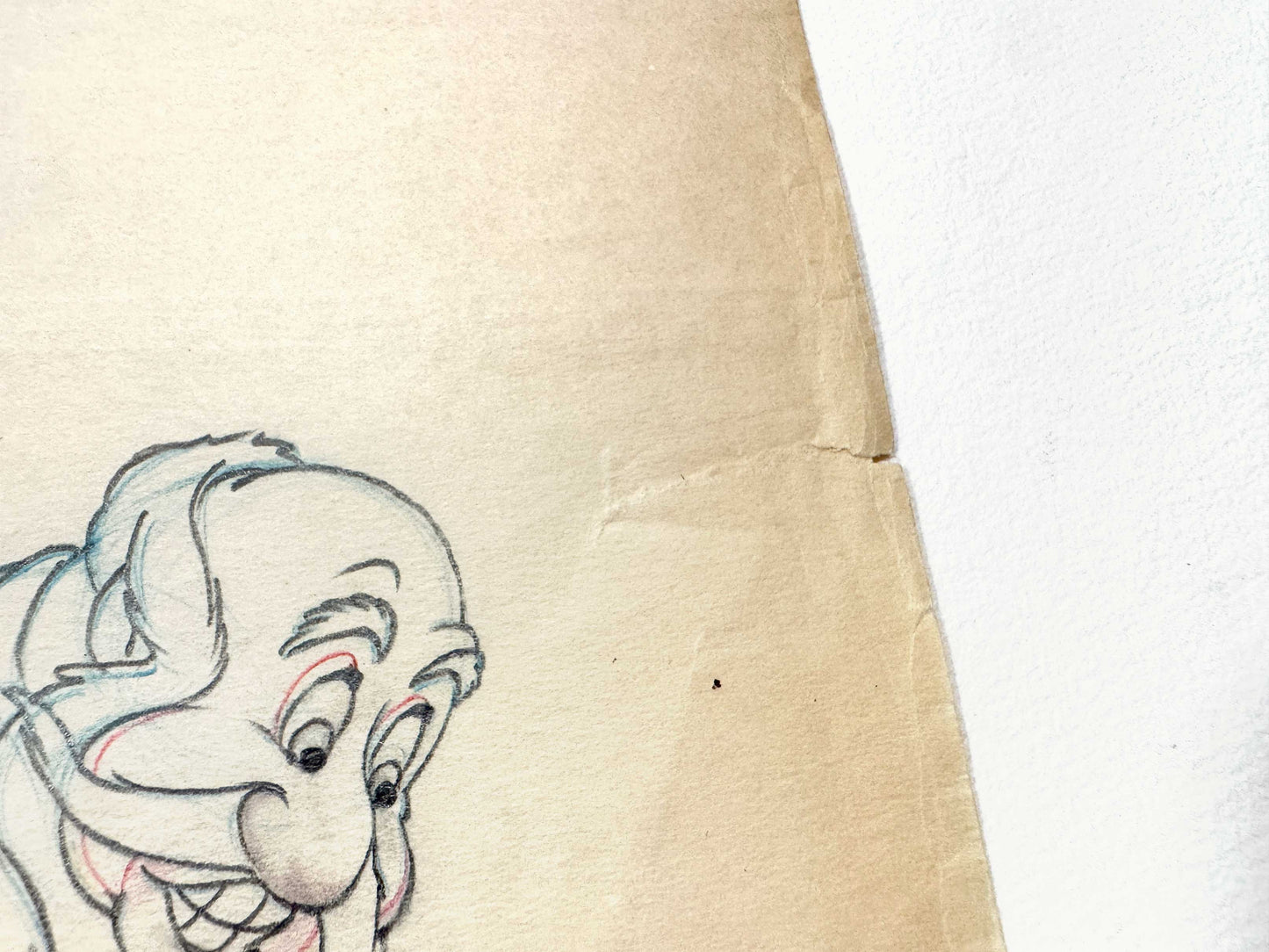 Pinocchio Stromboli Original Animation Production Art Drawing (Walt Disney, 1940). For sale on FLIP Gallery