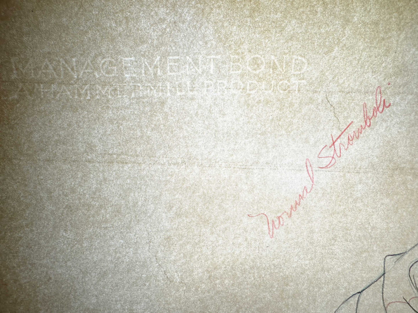 Pinocchio Stromboli Original Animation Production Art Drawing (Walt Disney, 1940). For sale on FLIP Gallery