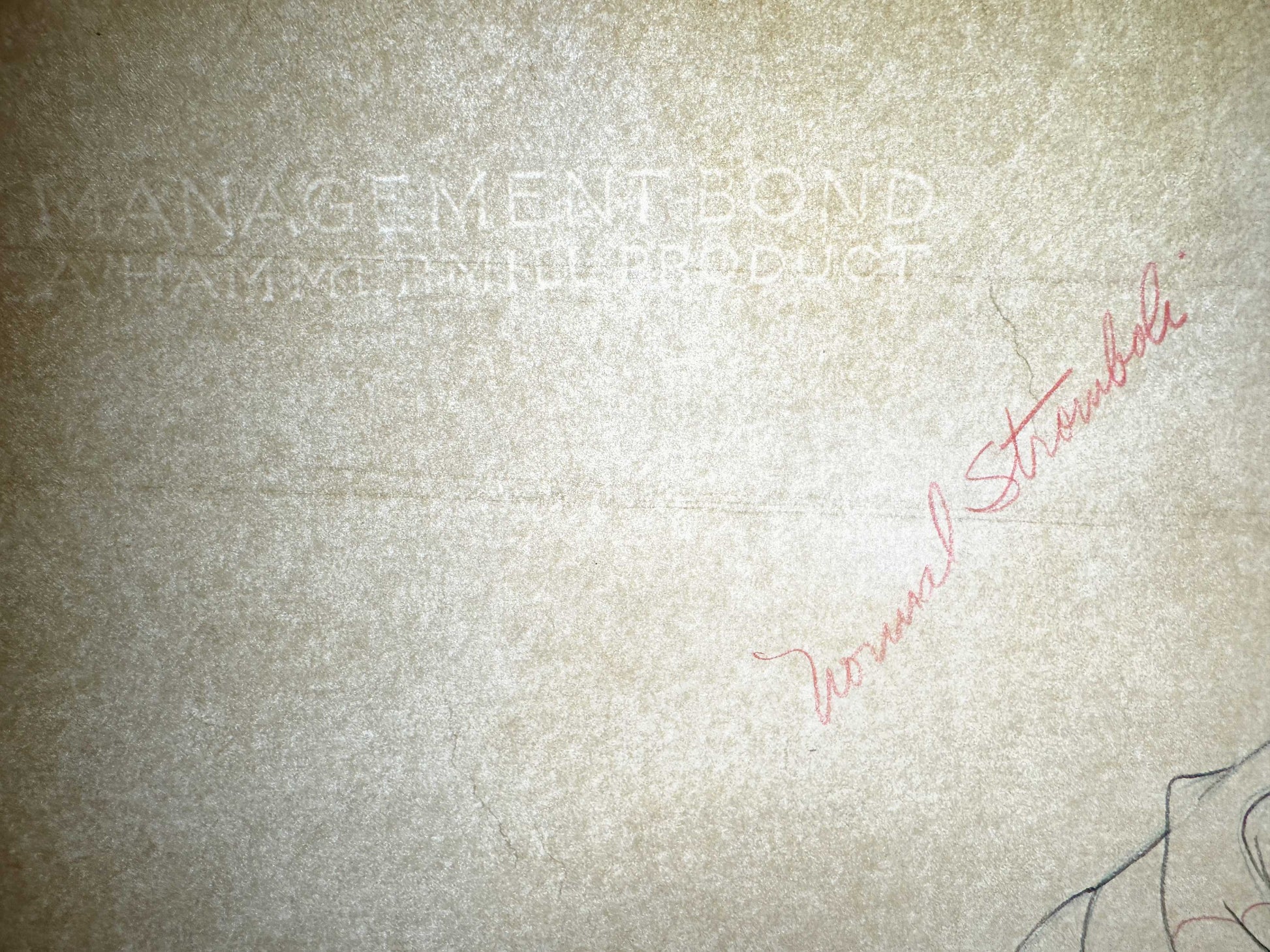 Pinocchio Stromboli Original Animation Production Art Drawing (Walt Disney, 1940). For sale on FLIP Gallery
