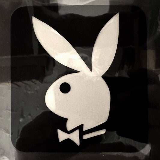 Rare original hand-painted animation cel used in the production of the animated intro for Playboy TV during the 1980s. For sale on FLIP Gallery