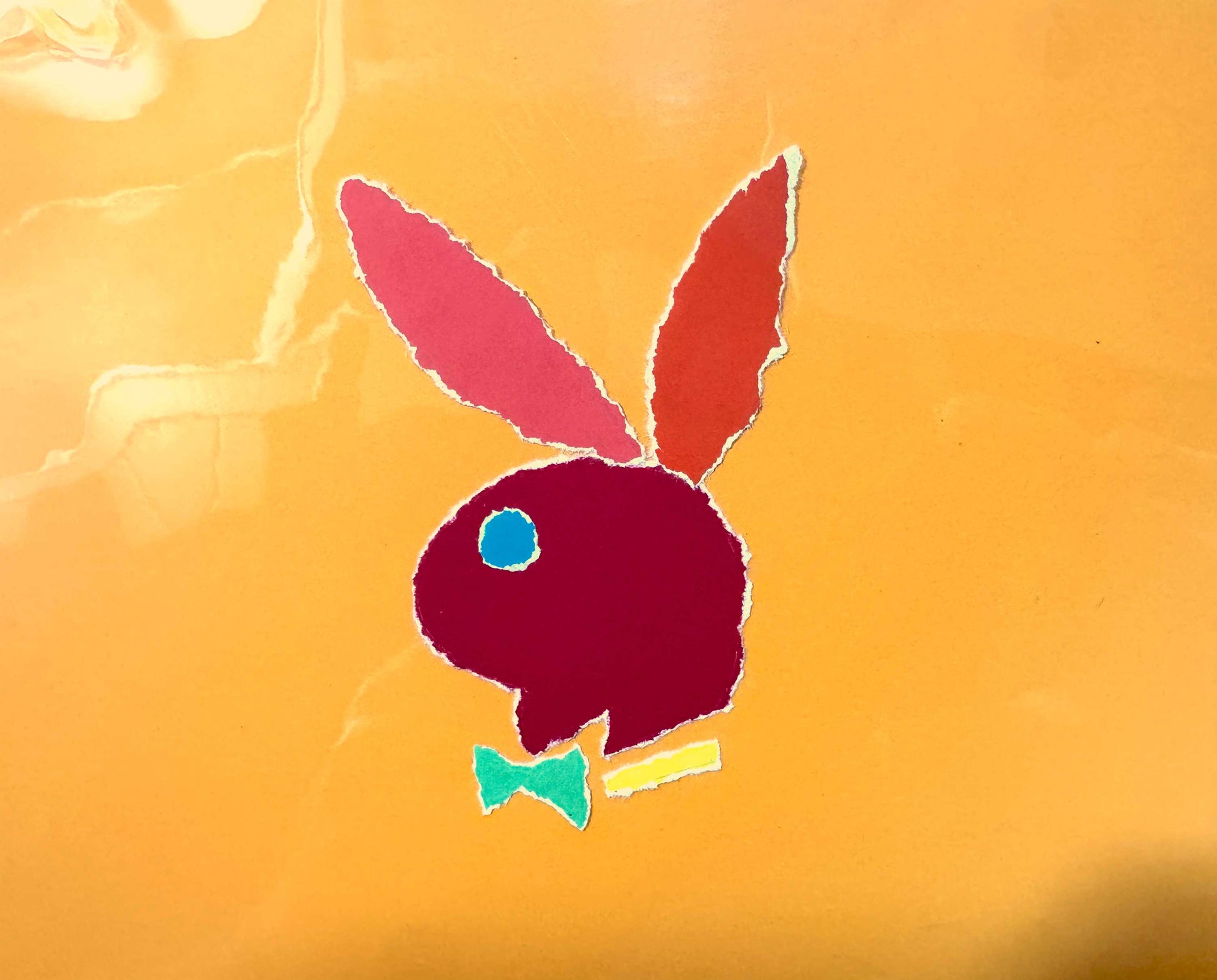 Playboy TV Original Animation Production Cel of the Playboy Logo (1980s). For sale on FLIP Gallery