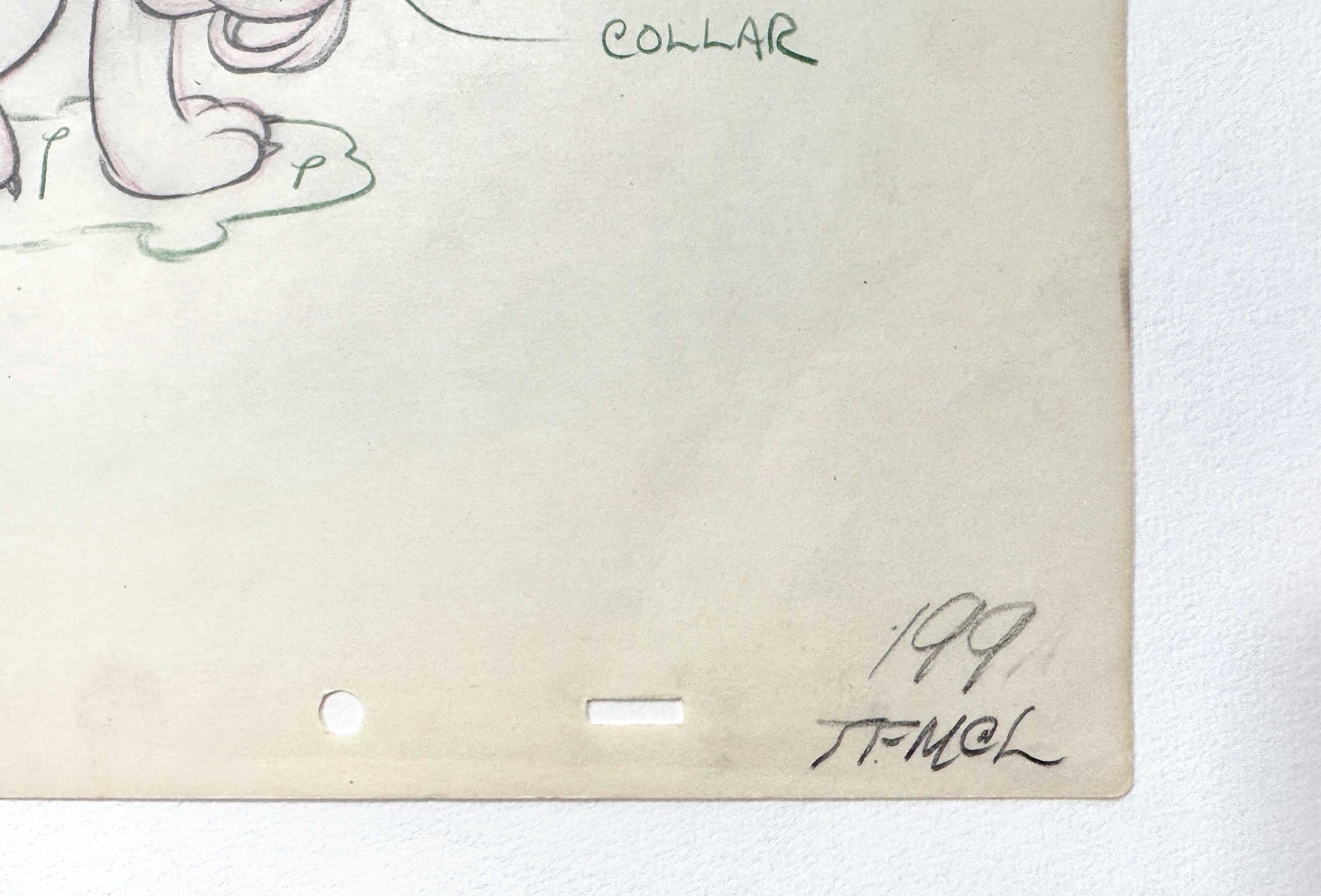 Society Dog Show Pluto Original Animation Production Art Drawing (Walt Disney, 1939). For sale on FLIP Gallery