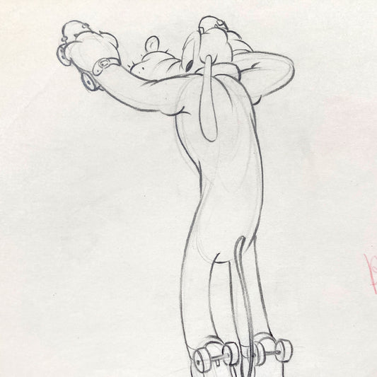 Society Dog Show Pluto Original Animation Drawing (Walt Disney, 1939). For sale on FLIP Gallery