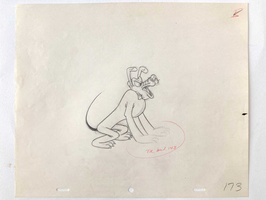 Original Animation Production Art from Walt Disney Studio