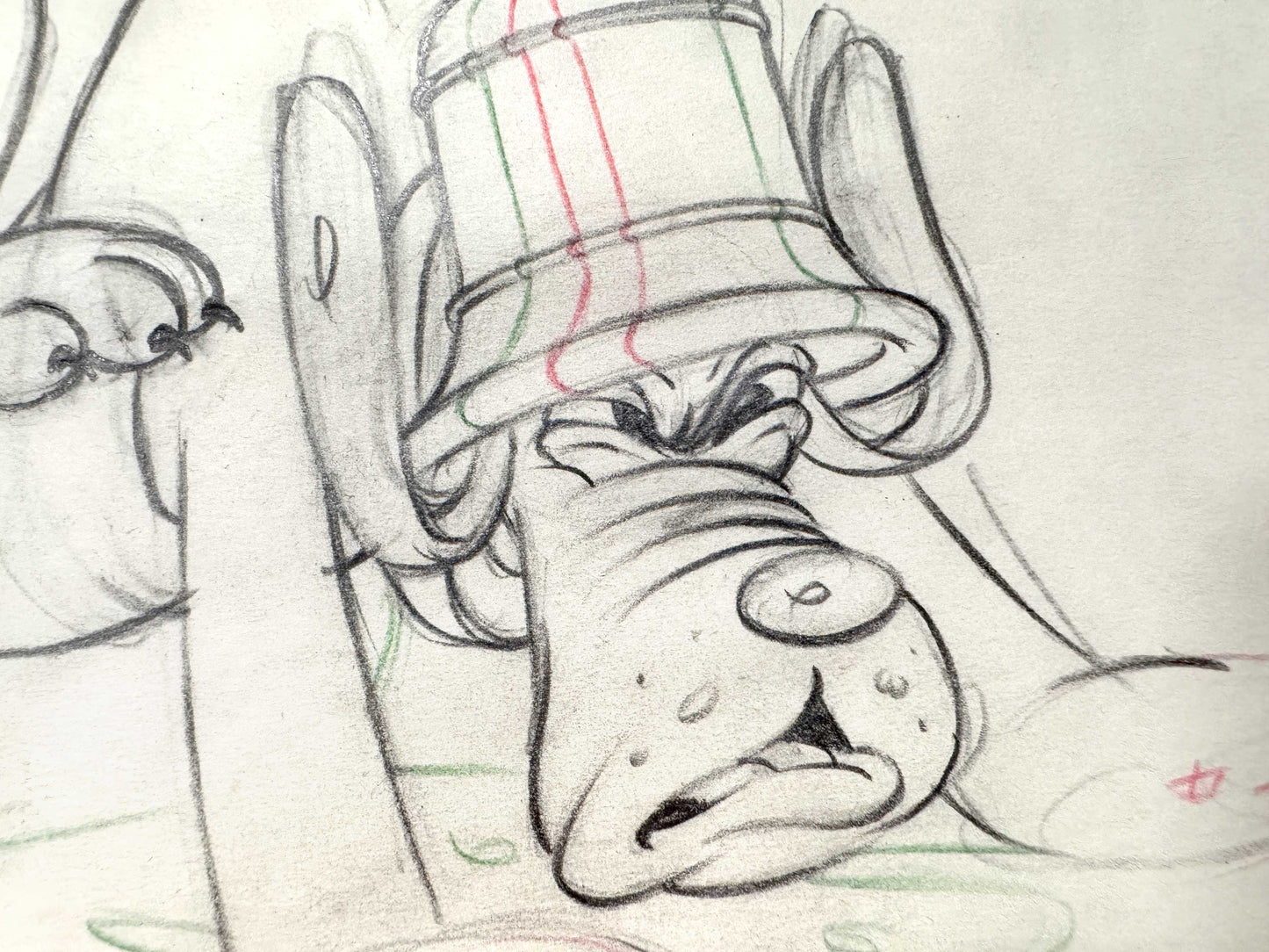 Beach Picnic Pluto Original Animation Production Drawing (Walt Disney, 1939). For sale on FLIP Gallery