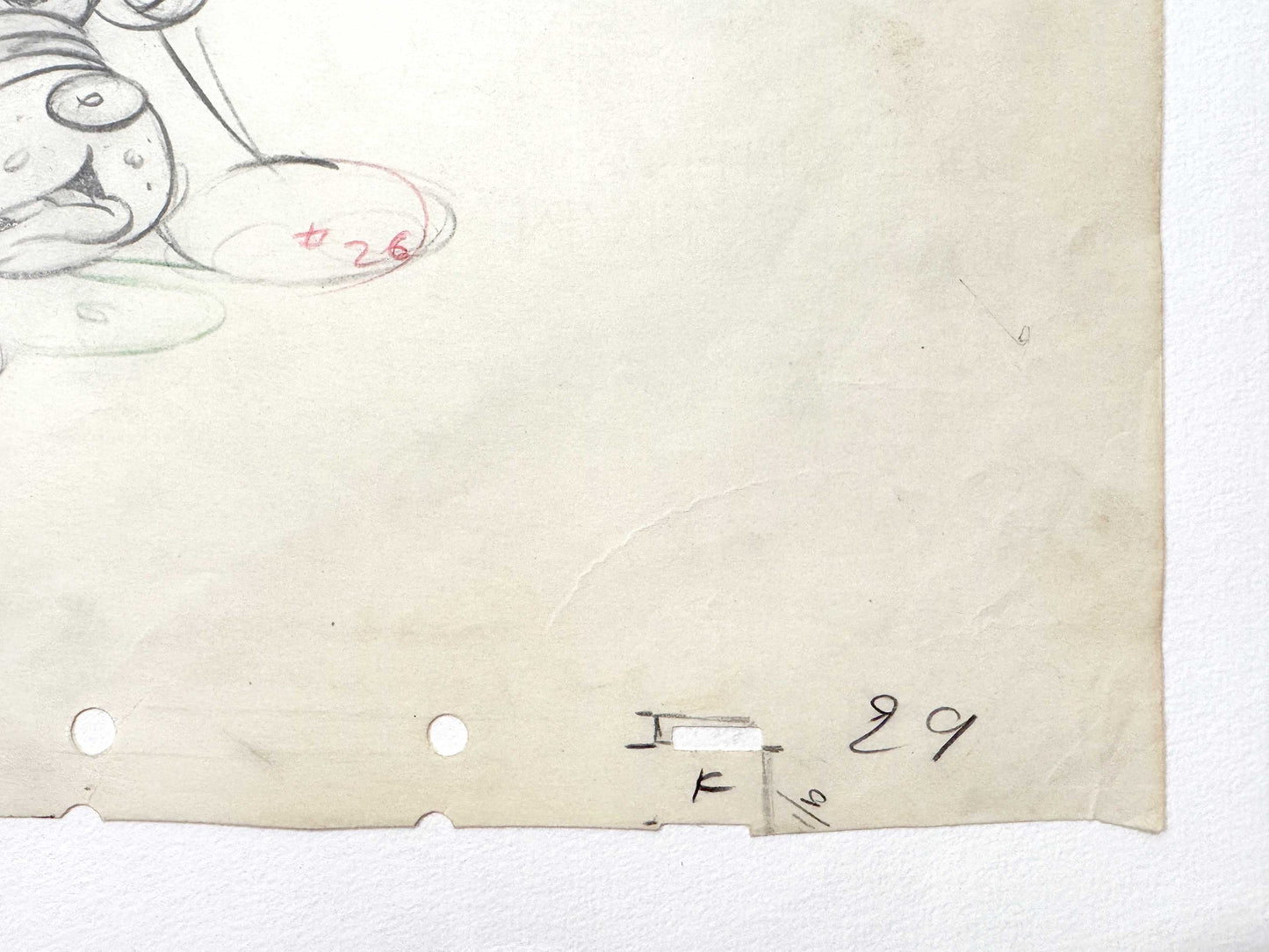 Beach Picnic Pluto Original Animation Production Drawing (Walt Disney, 1939). For sale on FLIP Gallery