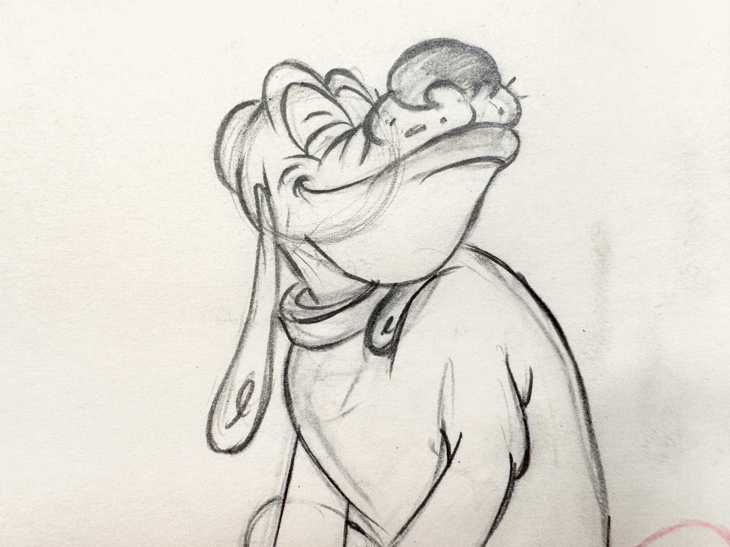 Society Dog Show Vintage Original Pluto Animation Art Production Drawing (Walt Disney, 1939). For sale on FLIP Gallery