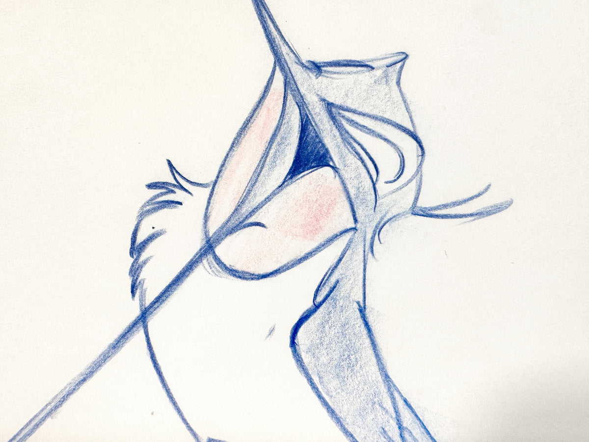 Pocahontas - Flit Original Animation Production Art Drawing (Walt Disney, 1995). For sale on FLIP Gallery