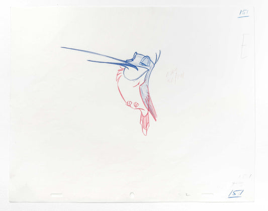 Pocahontas Flit Original Animation Drawing (Walt Disney, 1995). For sale on FLIP Gallery
