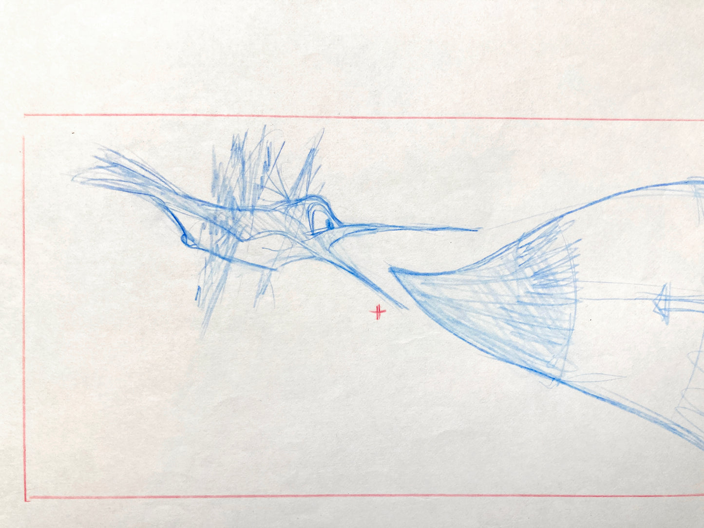 Pocahontas - Flit Original Production Used Rough Animation Drawing (Walt Disney, 1995). For sale on FLIP Gallery