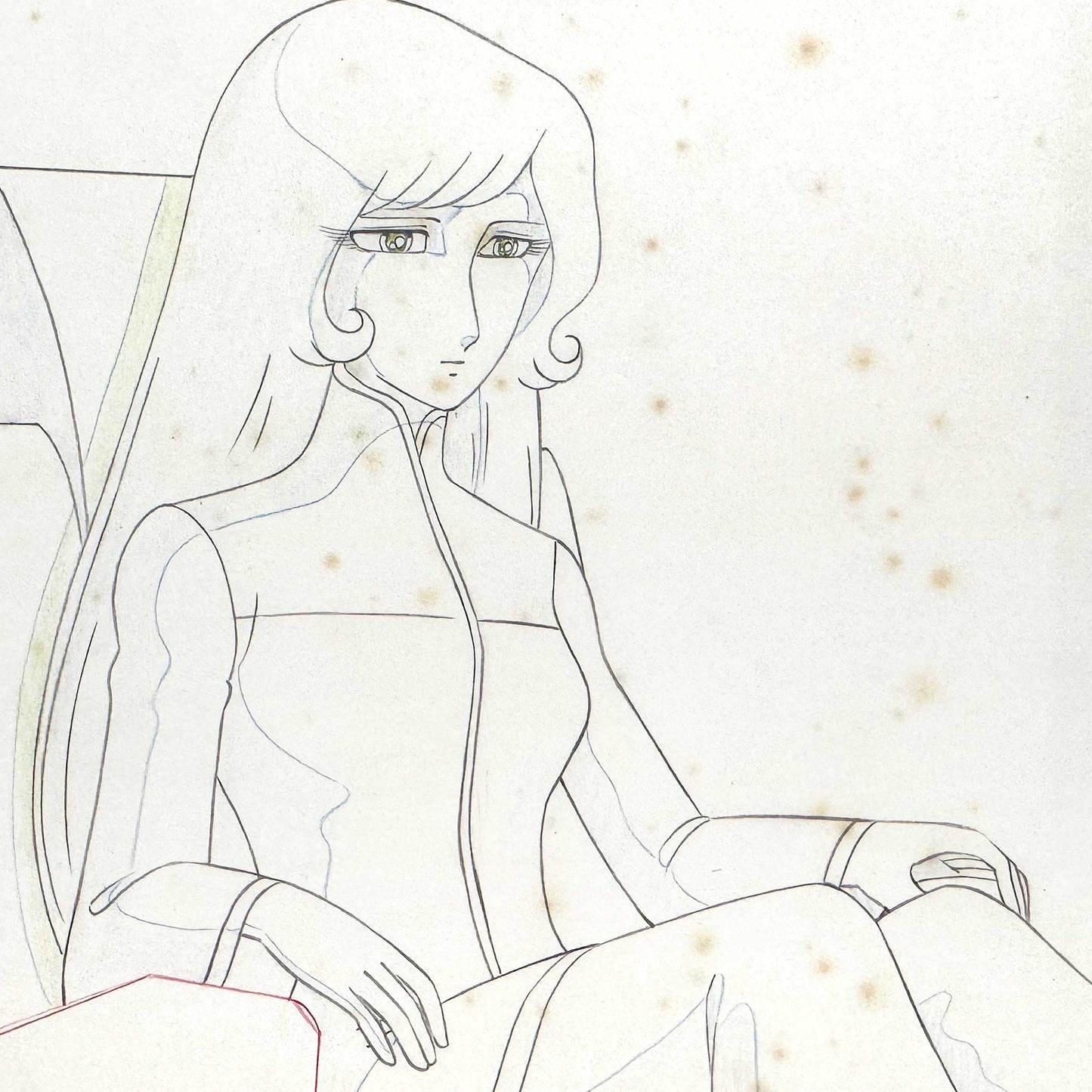 Queen Millennia Original Animation Production Drawing - Toei Animation / Leiji Matsumoto (1981/82). For sale on FLIP Gallery