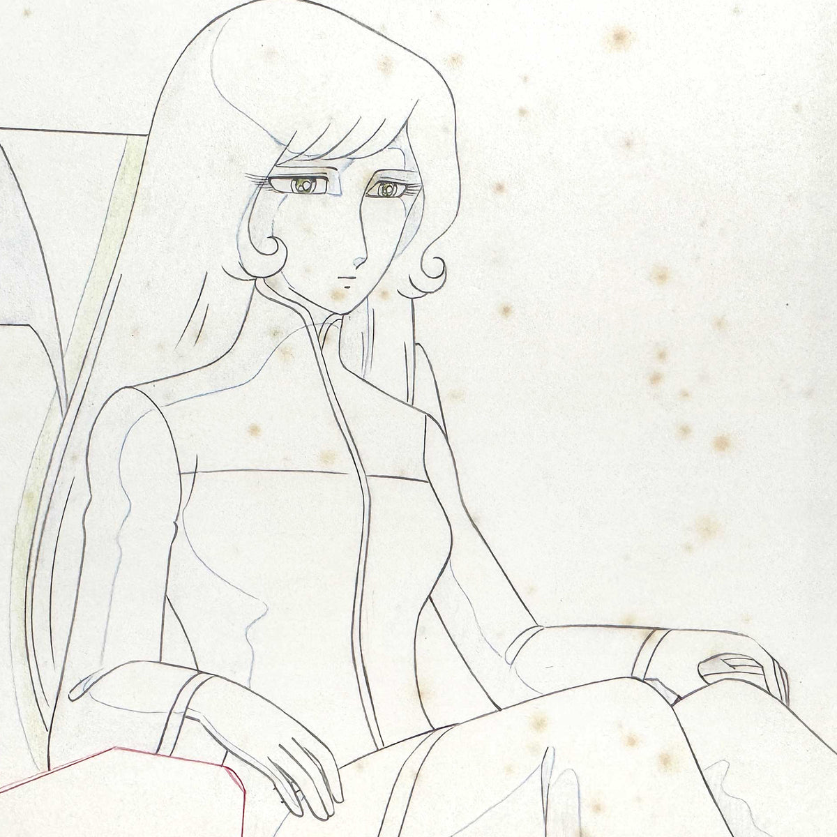 Queen Millennia Original Animation Production Drawing - Toei Animation / Leiji Matsumoto (1981/82). For sale on FLIP Gallery