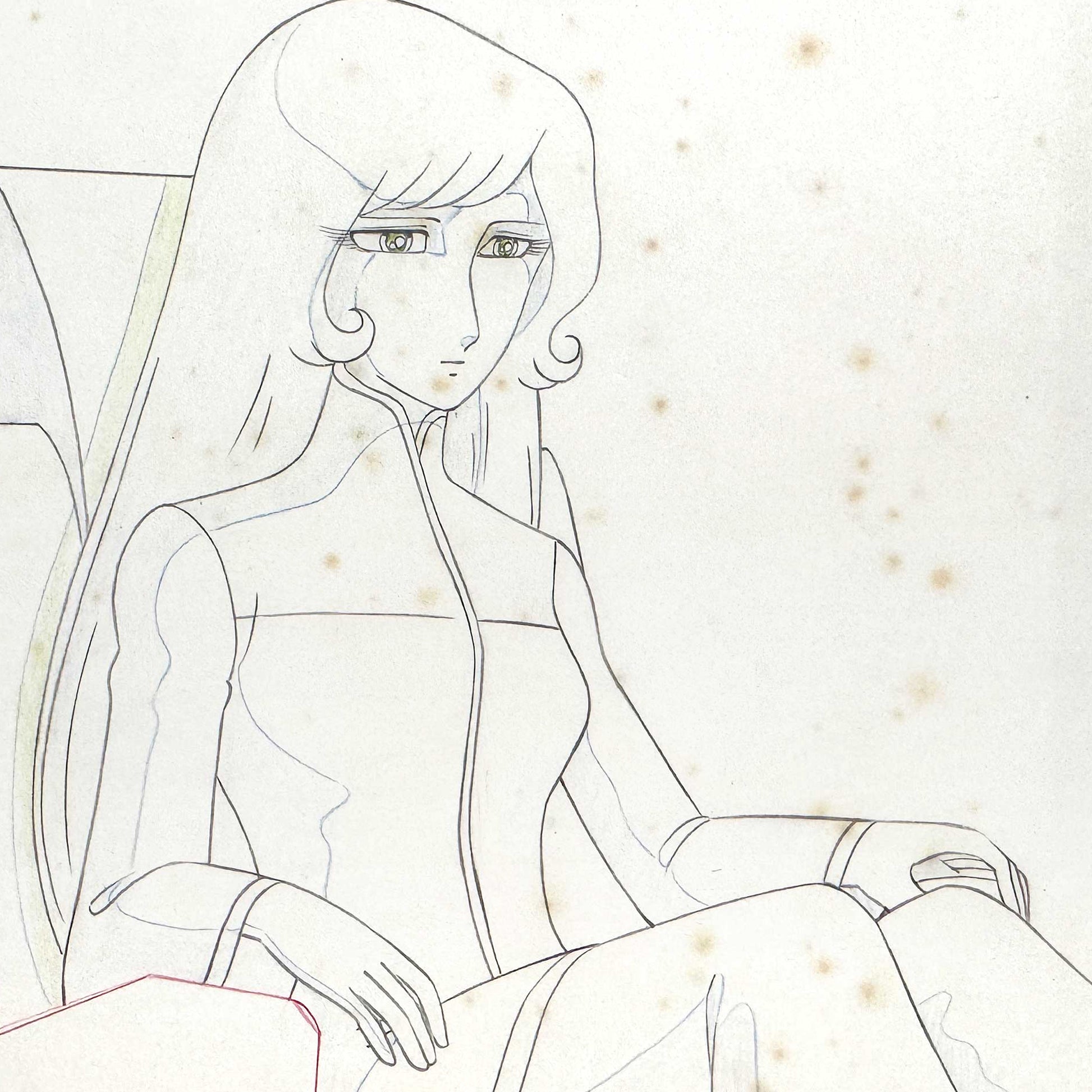 Queen Millennia Original Animation Production Drawing - Toei Animation / Leiji Matsumoto (1981/82). For sale on FLIP Gallery