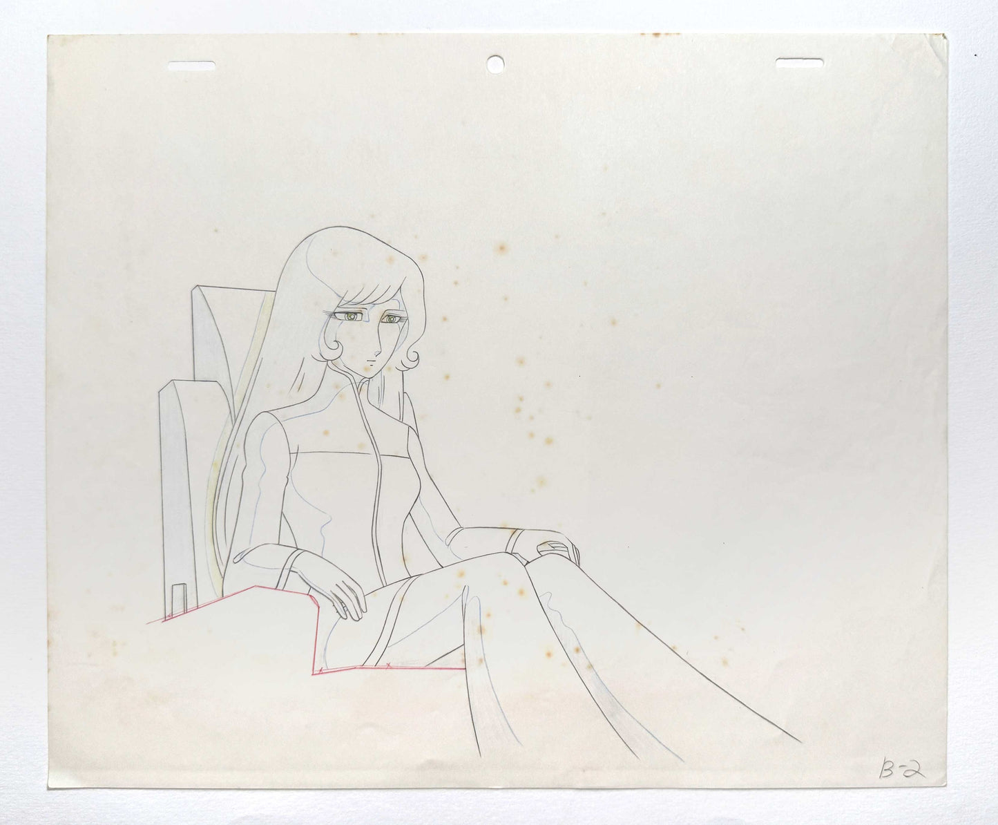 Queen Millennia Original Animation Production Drawing - Toei Animation / Leiji Matsumoto (1981/82). For sale on FLIP Gallery