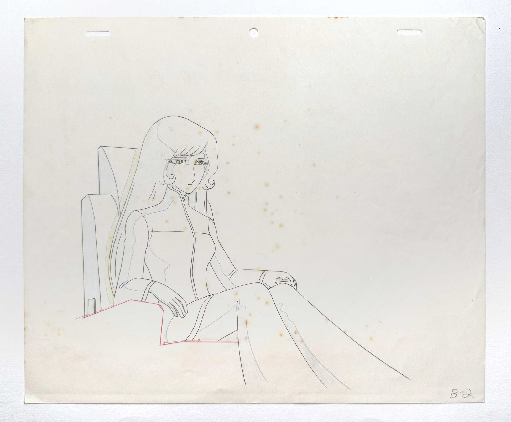 Queen Millennia Original Animation Production Drawing - Toei Animation / Leiji Matsumoto (1981/82). For sale on FLIP Gallery