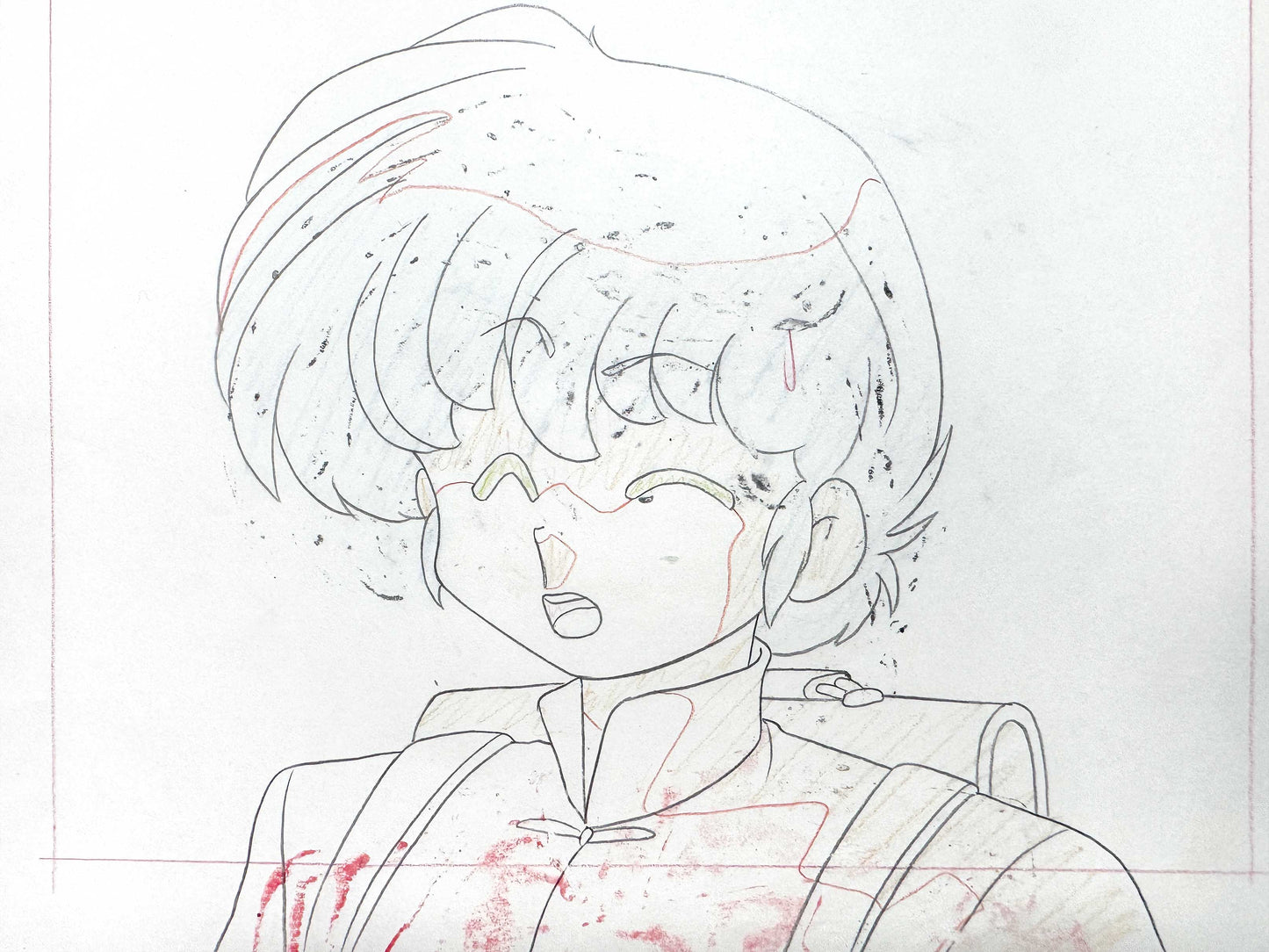 Ranma ½ : Original Animation Production Cel and Matching Drawing (Rumiko Takahashi, 1989–1992). For sale on FLIP Gallery