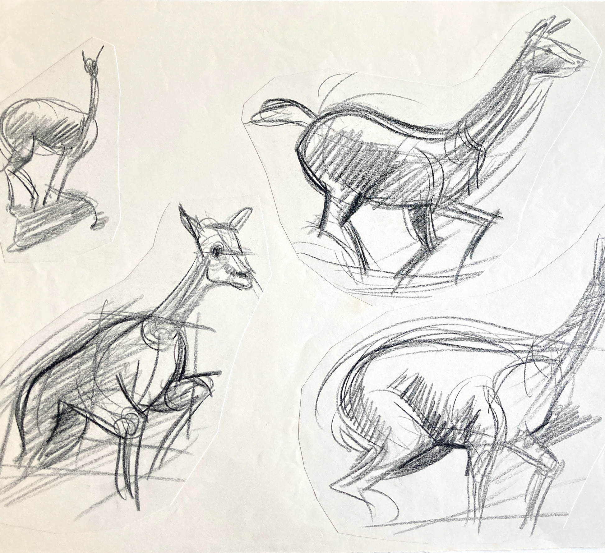 Original research of Richard Bazley (b.1962), Animator for Disney (Pocahontas, Tarzan, Hercules…). For sale on FLIP Gallery