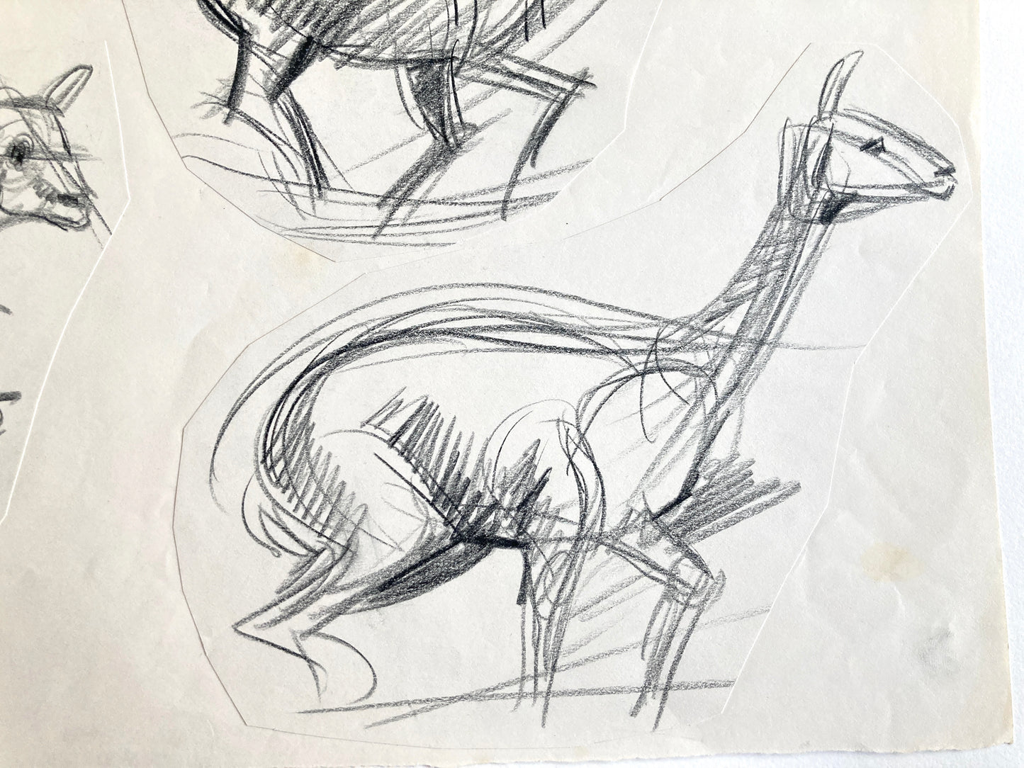 Original research of Richard Bazley (b.1962), Animator for Disney (Pocahontas, Tarzan, Hercules…). For sale on FLIP Gallery