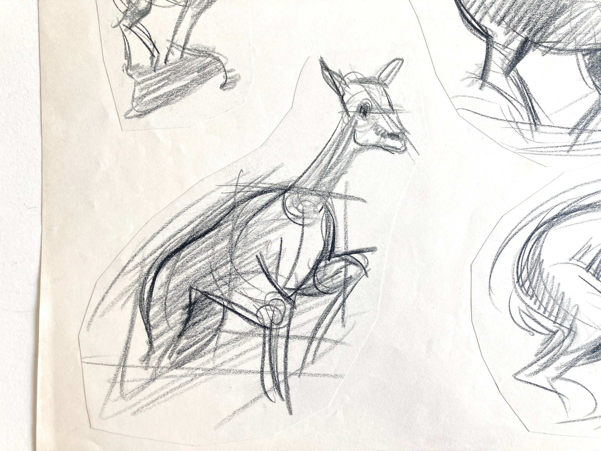 Original research of Richard Bazley (b.1962), Animator for Disney (Pocahontas, Tarzan, Hercules…). For sale on FLIP Gallery