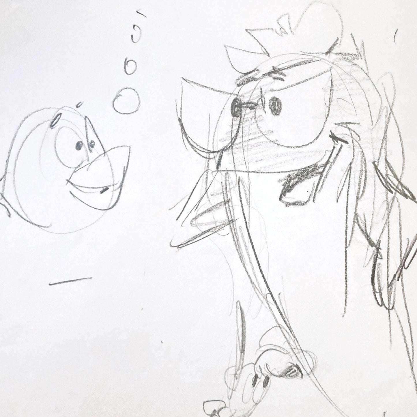 Original Drawing of the legendary animator Richard Williams (1933-2019). For sale on FLIP Gallery