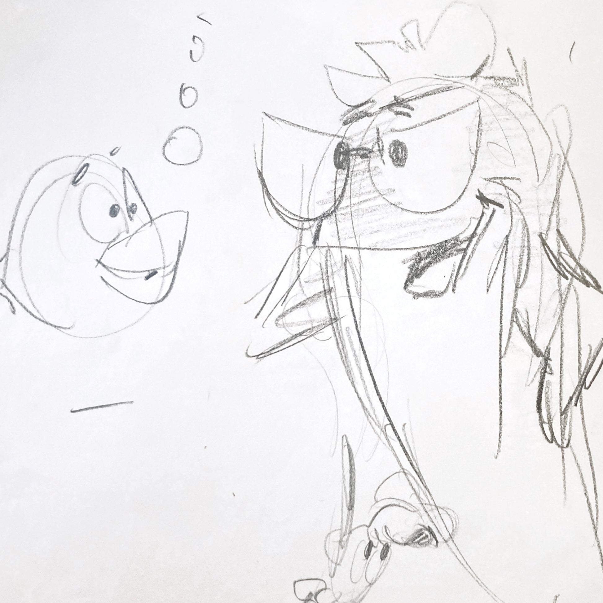 Original Drawing of the legendary animator Richard Williams (1933-2019). For sale on FLIP Gallery