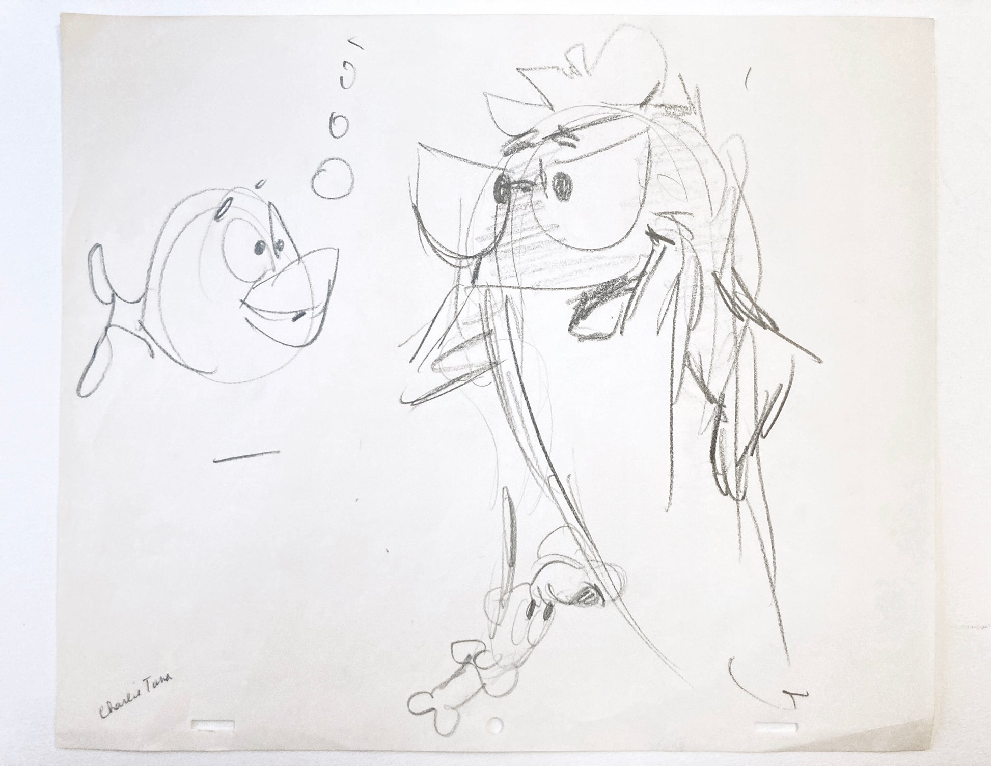 Original Drawing of the legendary animator Richard Williams (1933-2019). For sale on FLIP Gallery