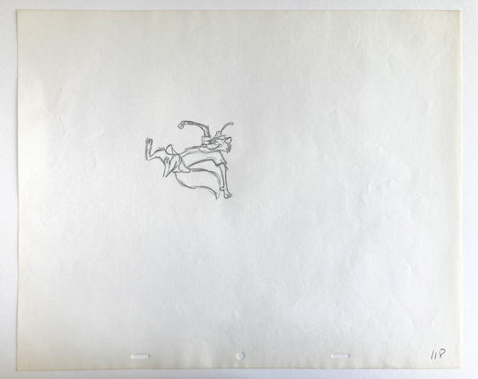 Robin Hood : Original Production Used Rough Animation Drawing (Walt Disney, 1973). For sale on FLIP Gallery