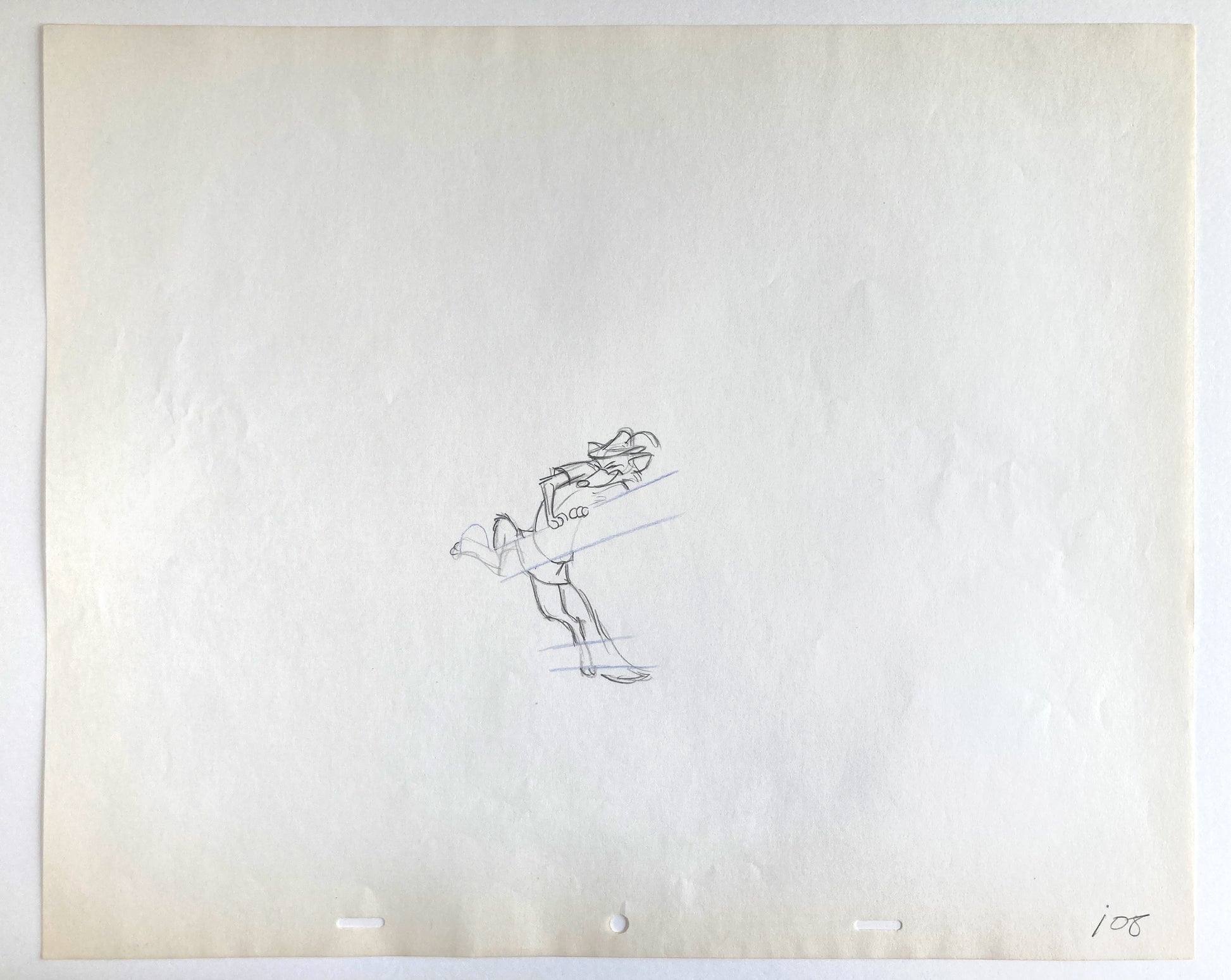 Robin Hood : Original Rough Animation Drawing (Walt Disney, 1973). For sale on FLIP Gallery