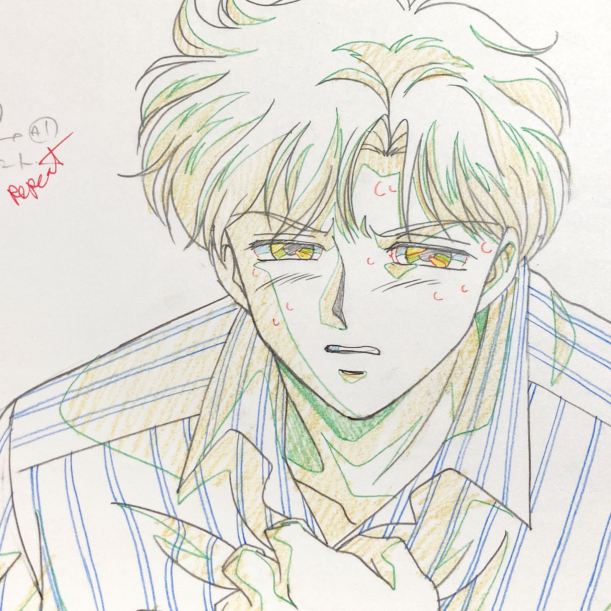 Sailor Moon S: The Movie - Kakeru Ozora Original Animation Drawing (Toei Animation, 1994). For sale on FLIP Gallery