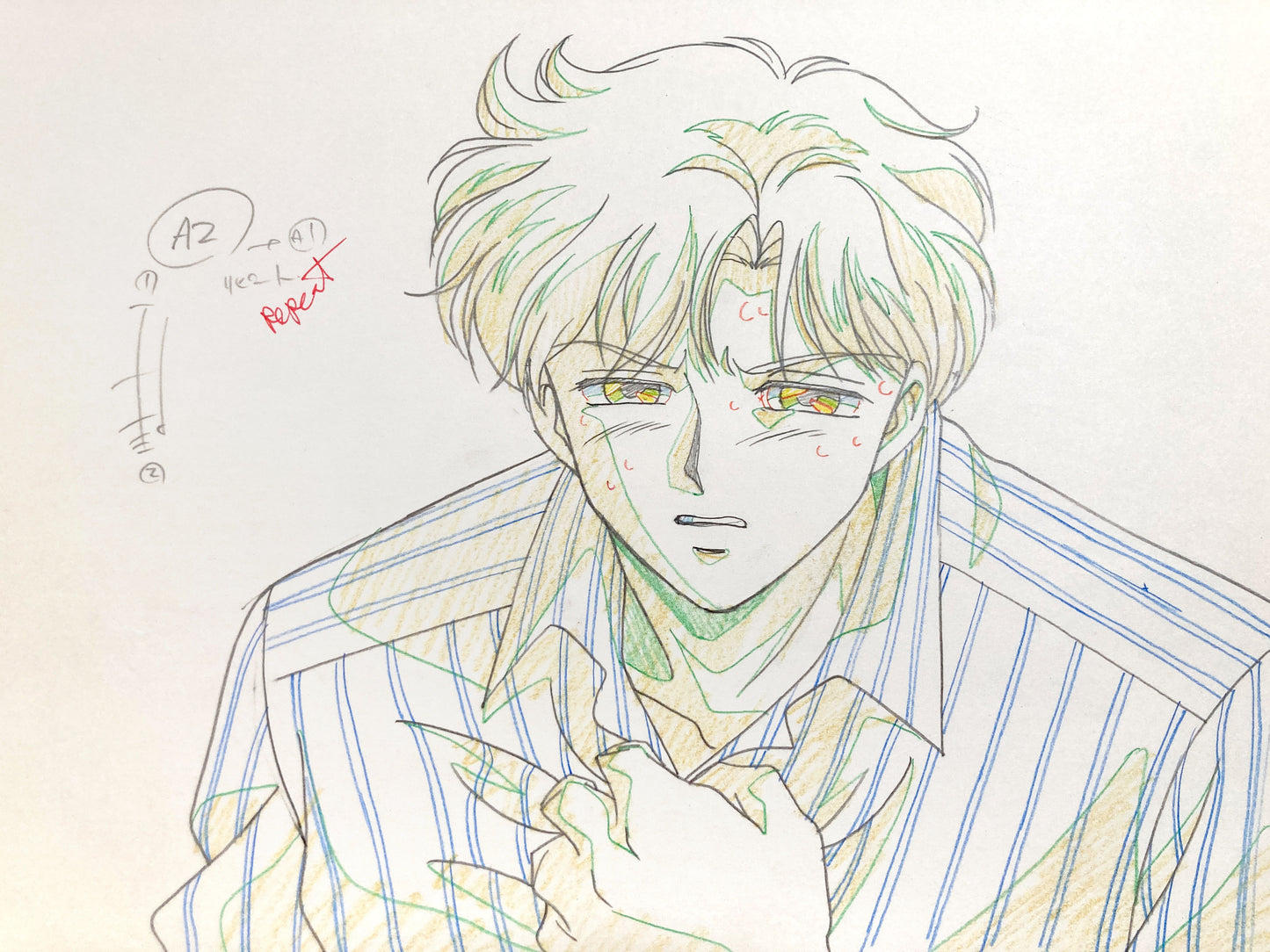 Sailor Moon S: The Movie - Kakeru Ozora Original Animation Drawing (Toei Animation, 1994). For sale on FLIP Gallery