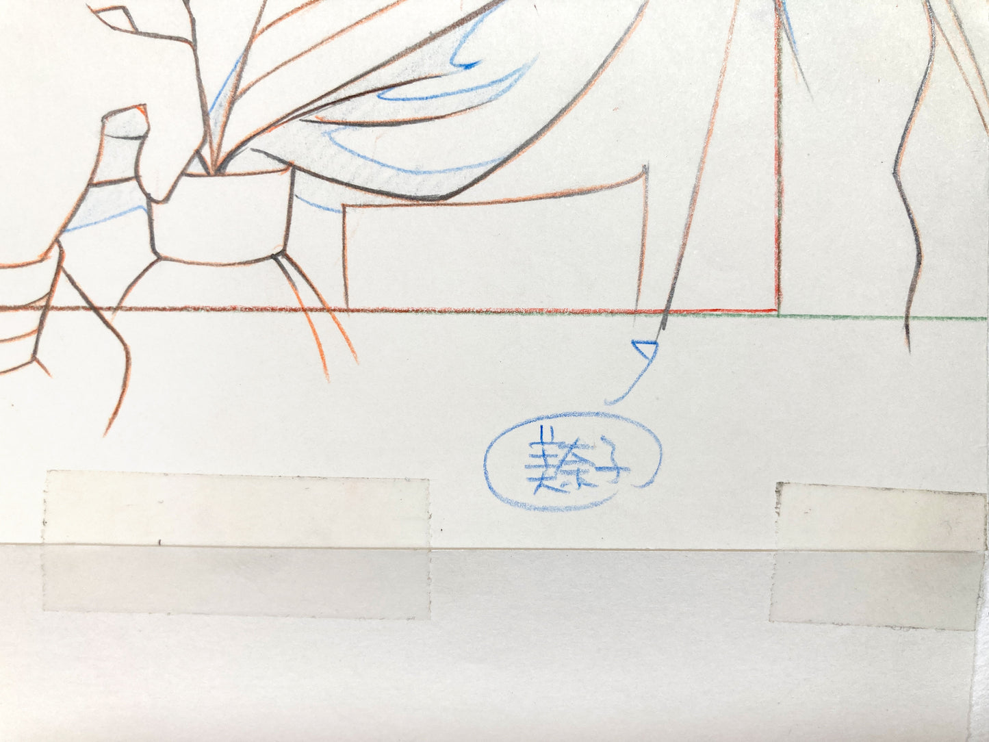 Sailor Moon S "Driving Dangerously" Minako Original Animation Layout Drawing (Toei Animation, 1994). For sale on FLIP Gallery