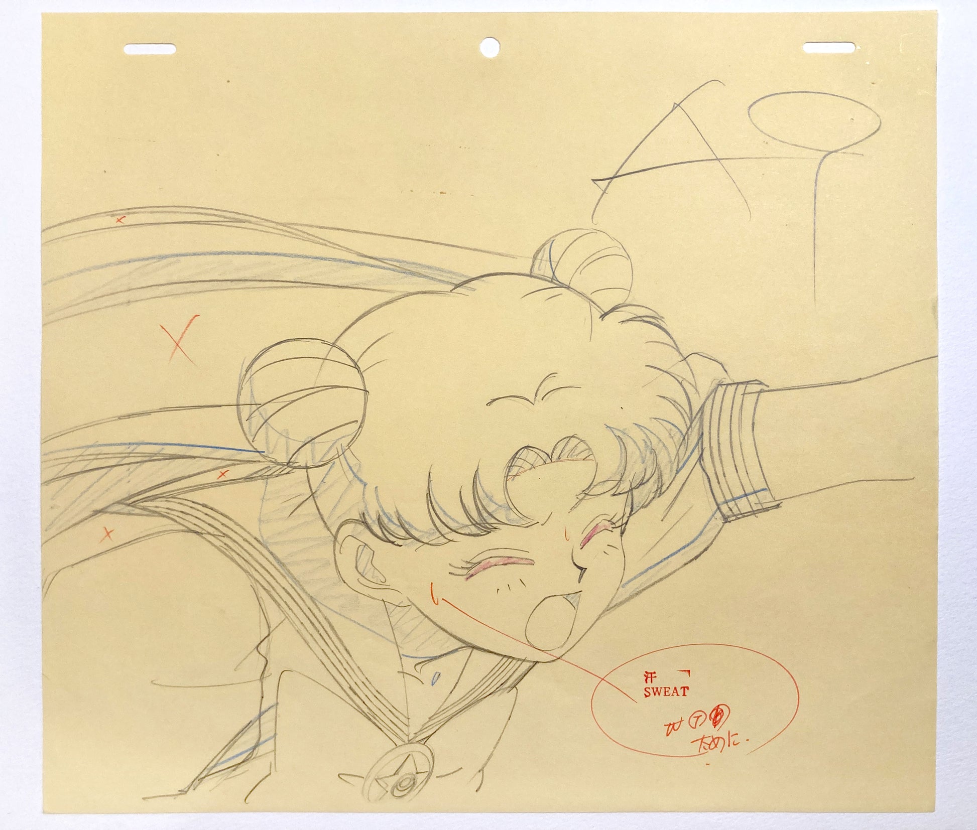 Sailor Moon Usagi Original Animation Drawing (Toei Animation, 1993). For sale on FLIP Gallery