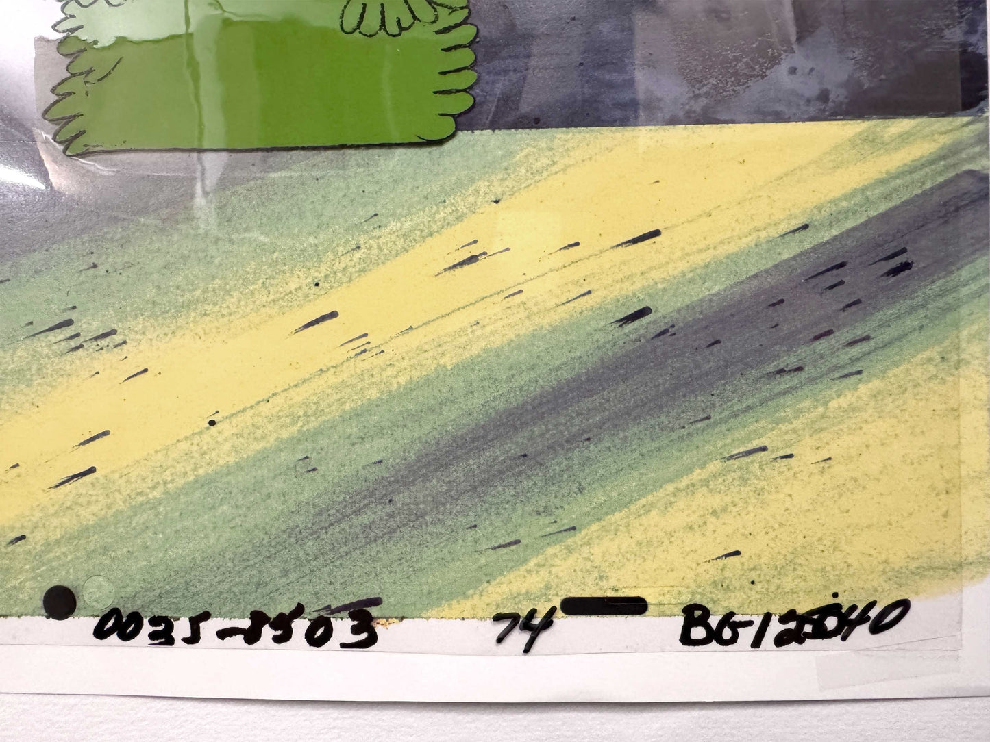 The 13 Ghosts of Scooby-Doo Shaggy Rogers Original Animation Production Cel (Hanna-Barbera, 1985). For sale on FLIP Gallery
