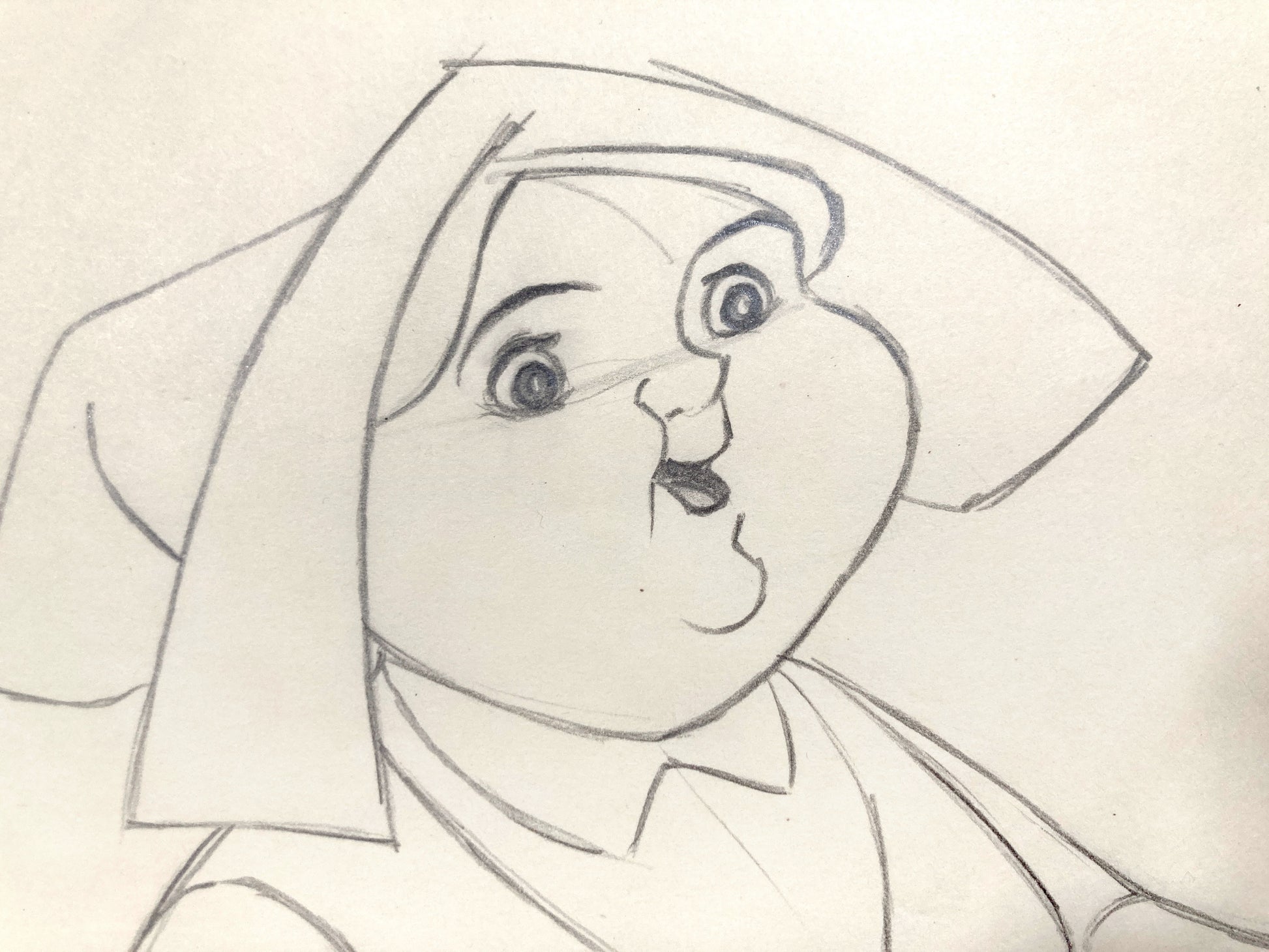 Sleeping Beauty Merryweather Original Animation Production Art Drawing (Walt Disney, 1959). For sale on FLIP Gallery