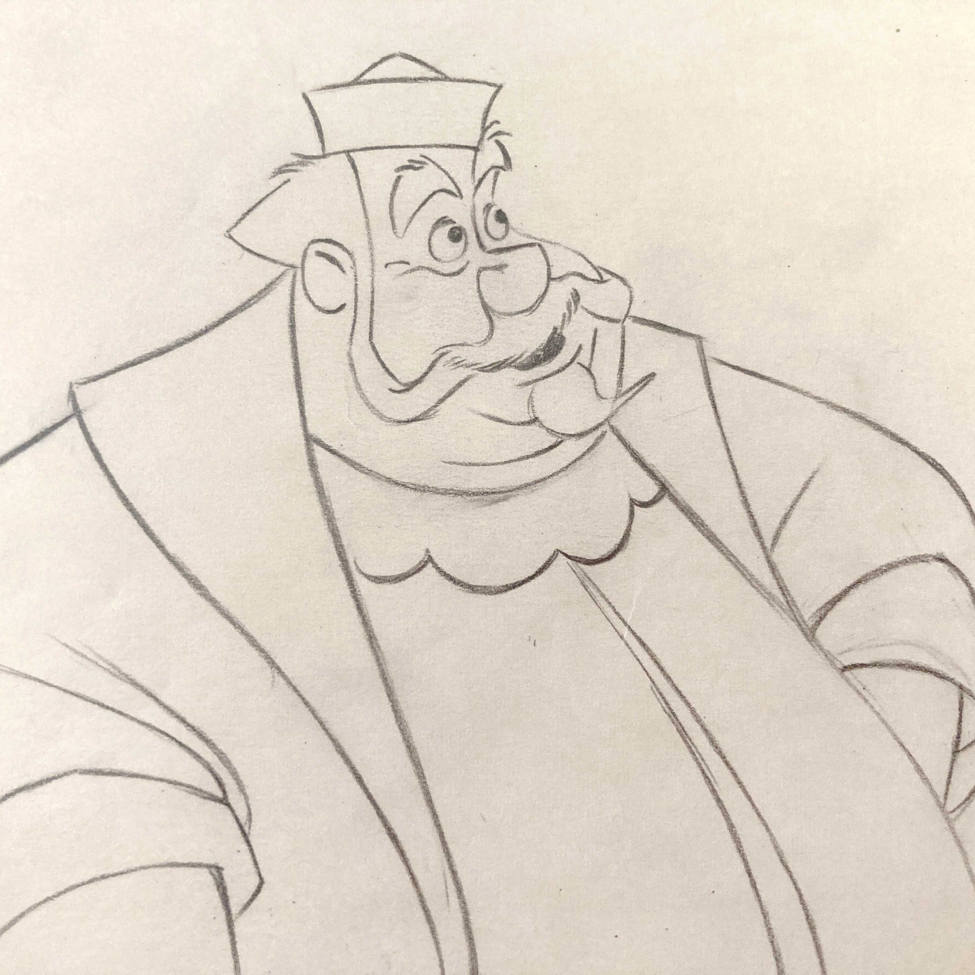 Sleeping Beauty - King Hubert Original Production Used Animation Drawing (Walt Disney, 1959). For sale on FLIP Gallery