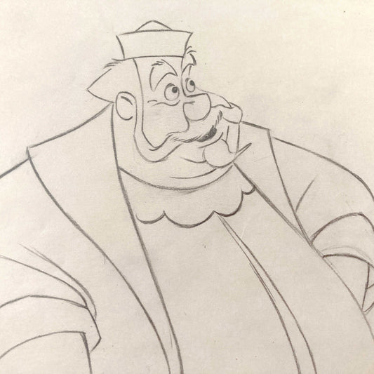 Sleeping Beauty - King Hubert Original Production Used Animation Drawing (Walt Disney, 1959). For sale on FLIP Gallery
