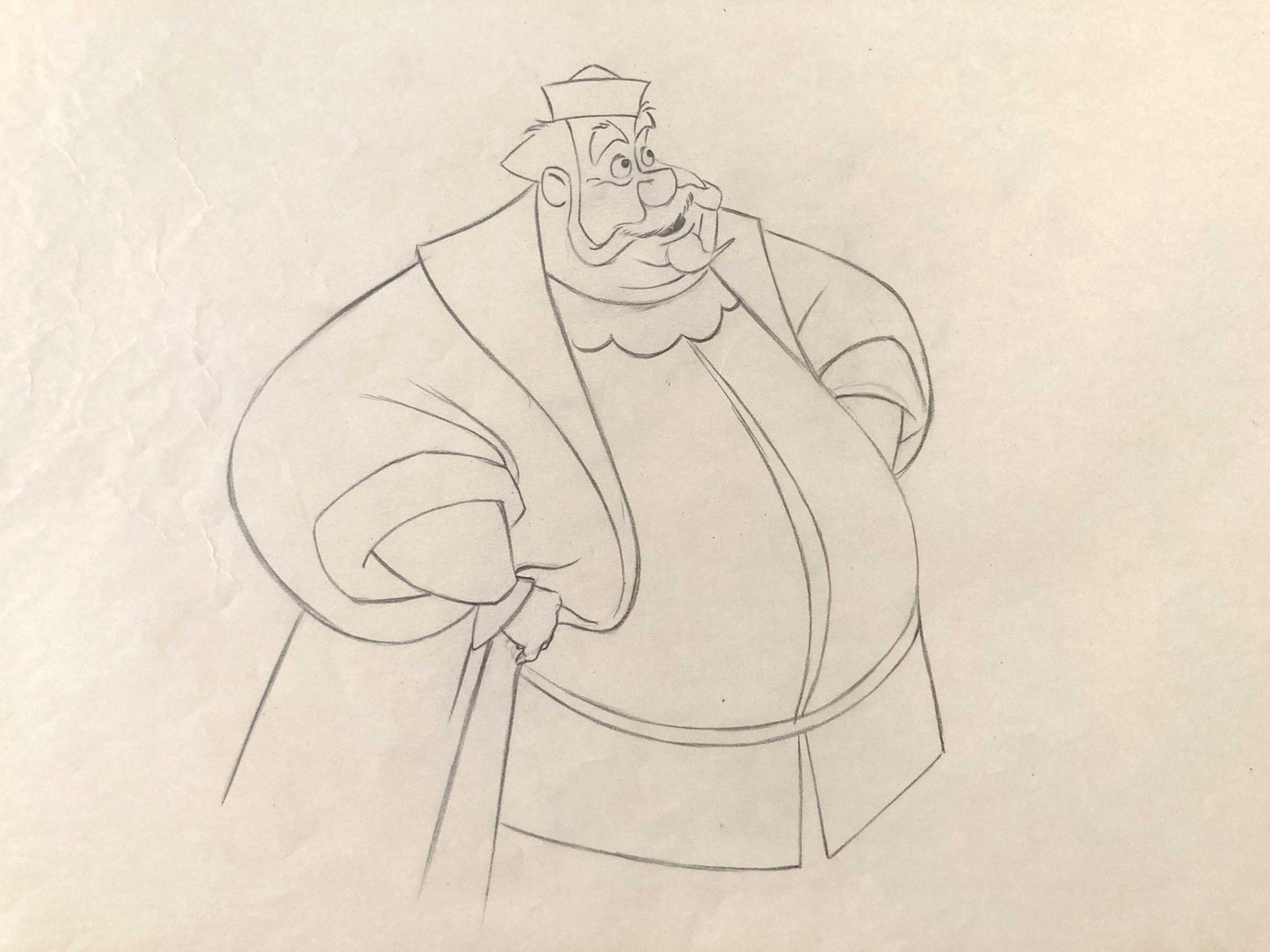 Sleeping Beauty - King Hubert Original Production Used Animation Drawing (Walt Disney, 1959). For sale on FLIP Gallery