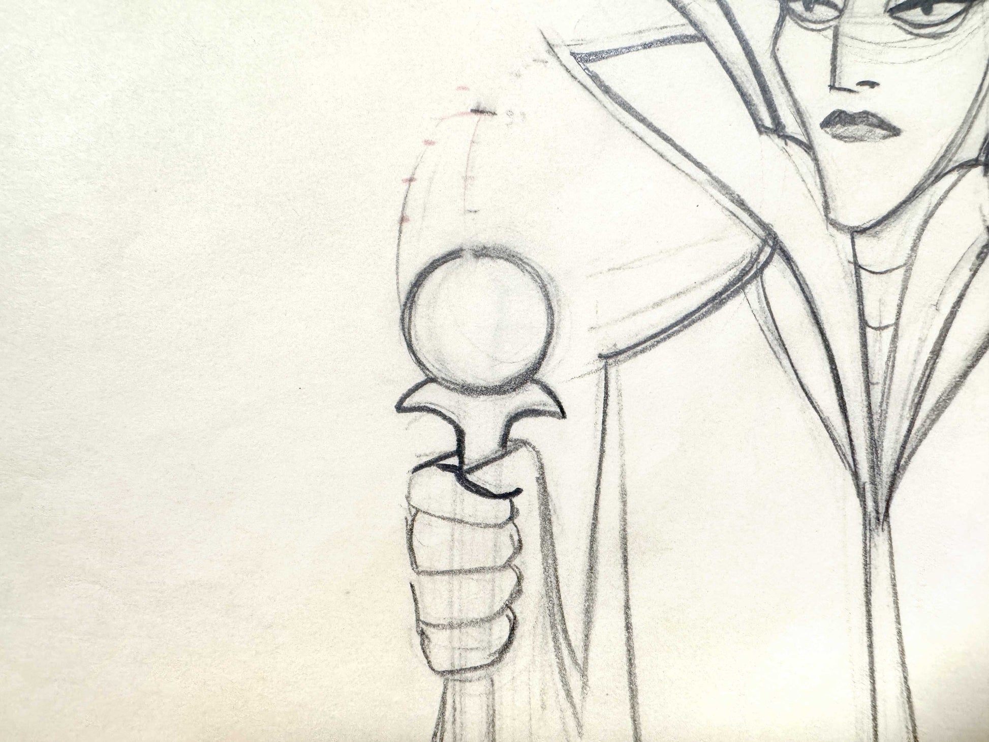 Sleeping Beauty Maleficent Original Animation Production Drawing (Walt Disney, 1959). For sale on FLIP Gallery