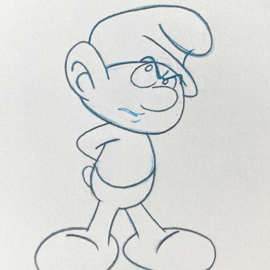 Original Animation Production Art from The Smurfs
