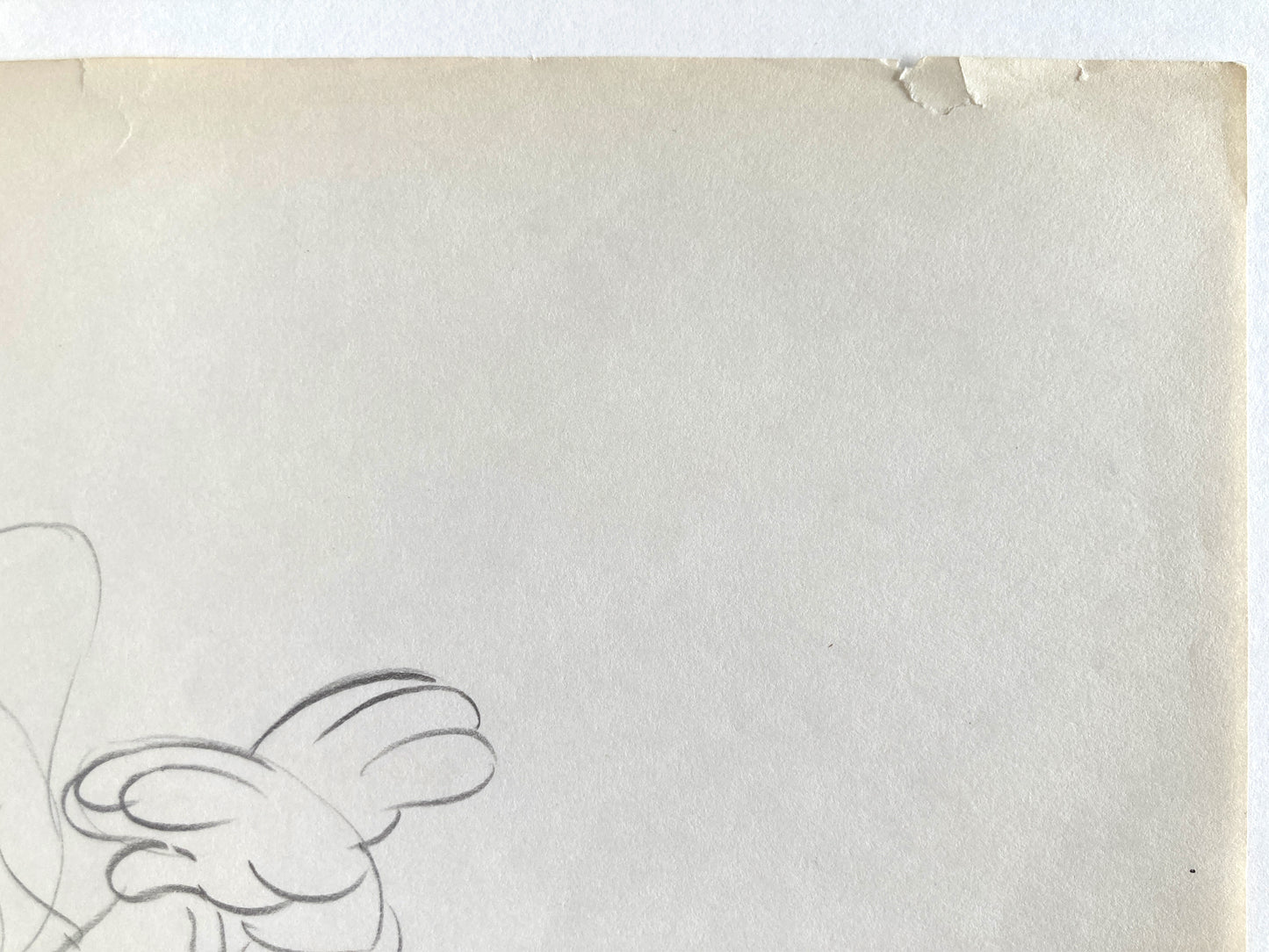 Snow White and the Seven Dwarfs : Original Bashful Production Rough Drawing (Walt Disney, 1937). For sale on FLIP Gallery