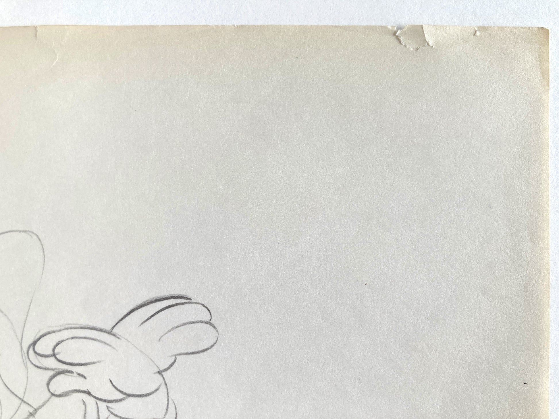 Snow White and the Seven Dwarfs : Original Bashful Production Rough Drawing (Walt Disney, 1937). For sale on FLIP Gallery