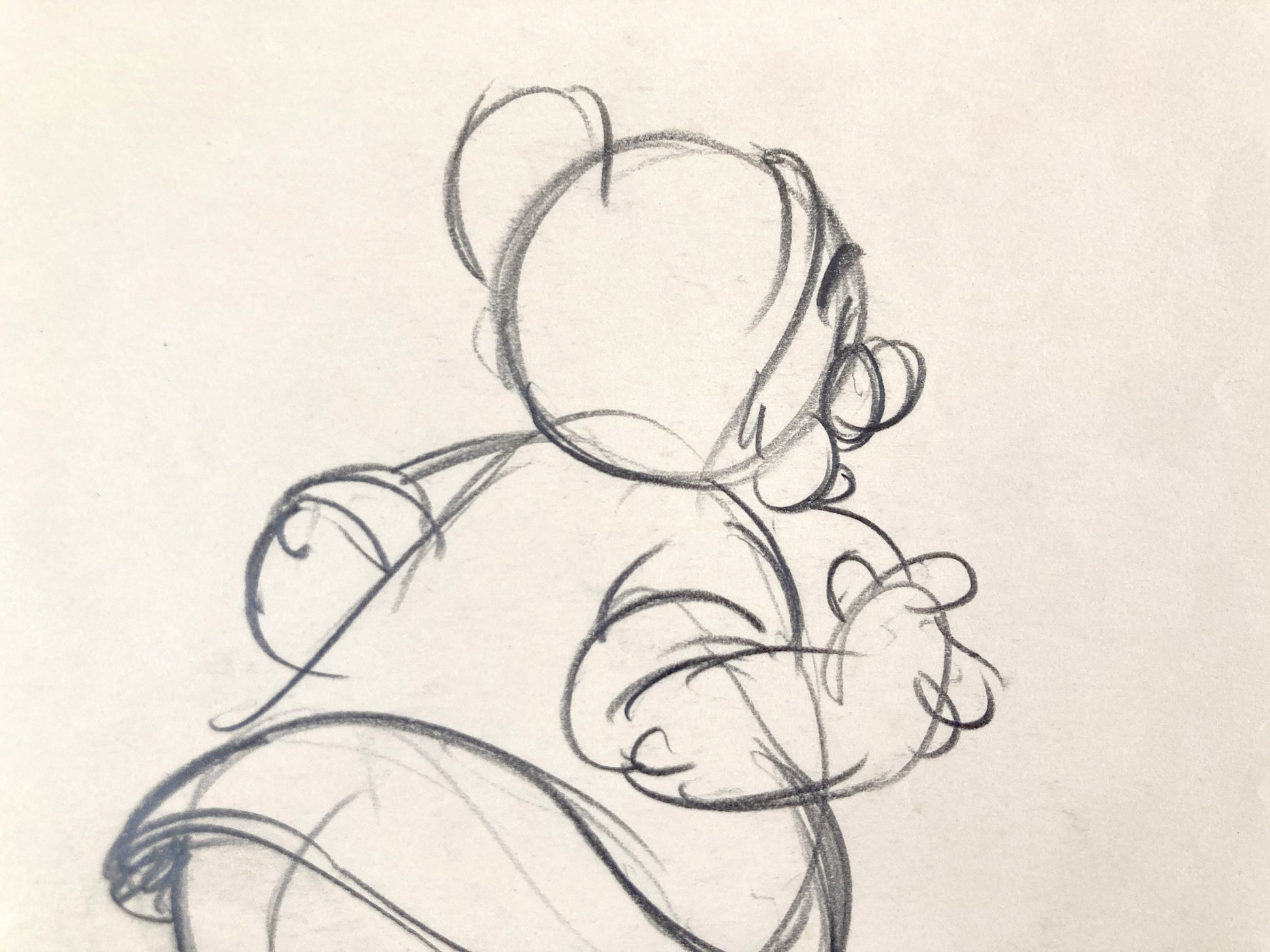 Snow White and the Seven Dwarfs Early Doc Test Sketche (Walt Disney, 1937). For sale on FLIP Gallery