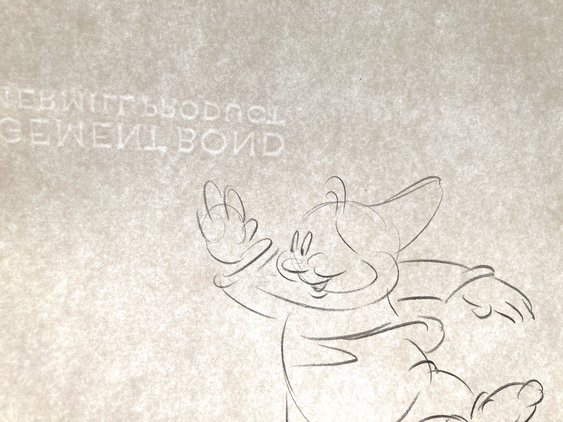 Snow White and the Seven Dwarfs "The Silly Song" Happy Rough Animation Drawing by Disney Legend Bill Tytla (Walt Disney, 1937). For sale on FLIP Gallery