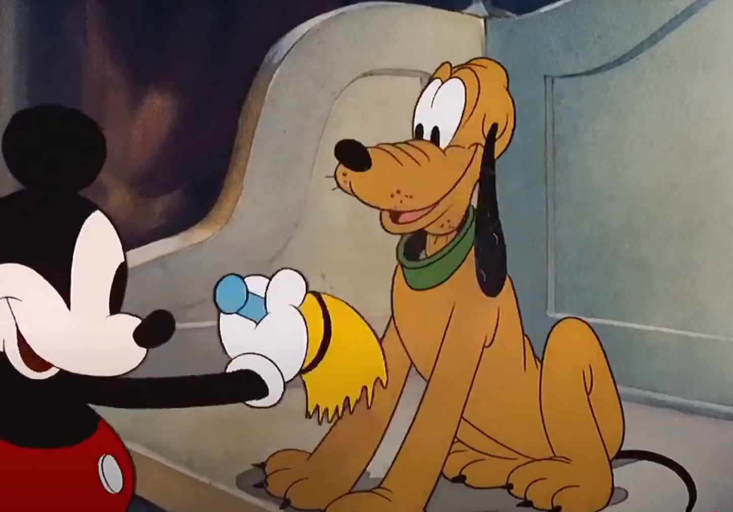 Society Dog Show Original Pluto Production Drawing (Walt Disney, 1939).