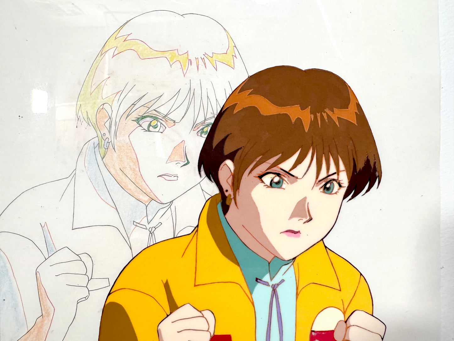 Speed Racer / Mach GoGoGo : Original Animation Art Cel and Matching Drawing (1997). For sale on FLIP Gallery