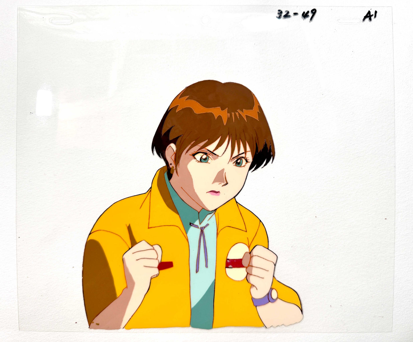 Speed Racer / Mach GoGoGo : Original Animation Art Cel and Matching Drawing (1997). For sale on FLIP Gallery