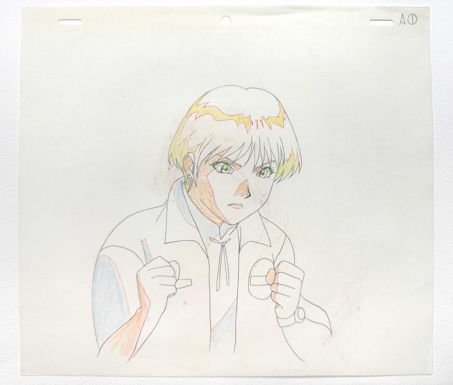 Speed Racer / Mach GoGoGo : Original Animation Art Cel and Matching Drawing (1997). For sale on FLIP Gallery