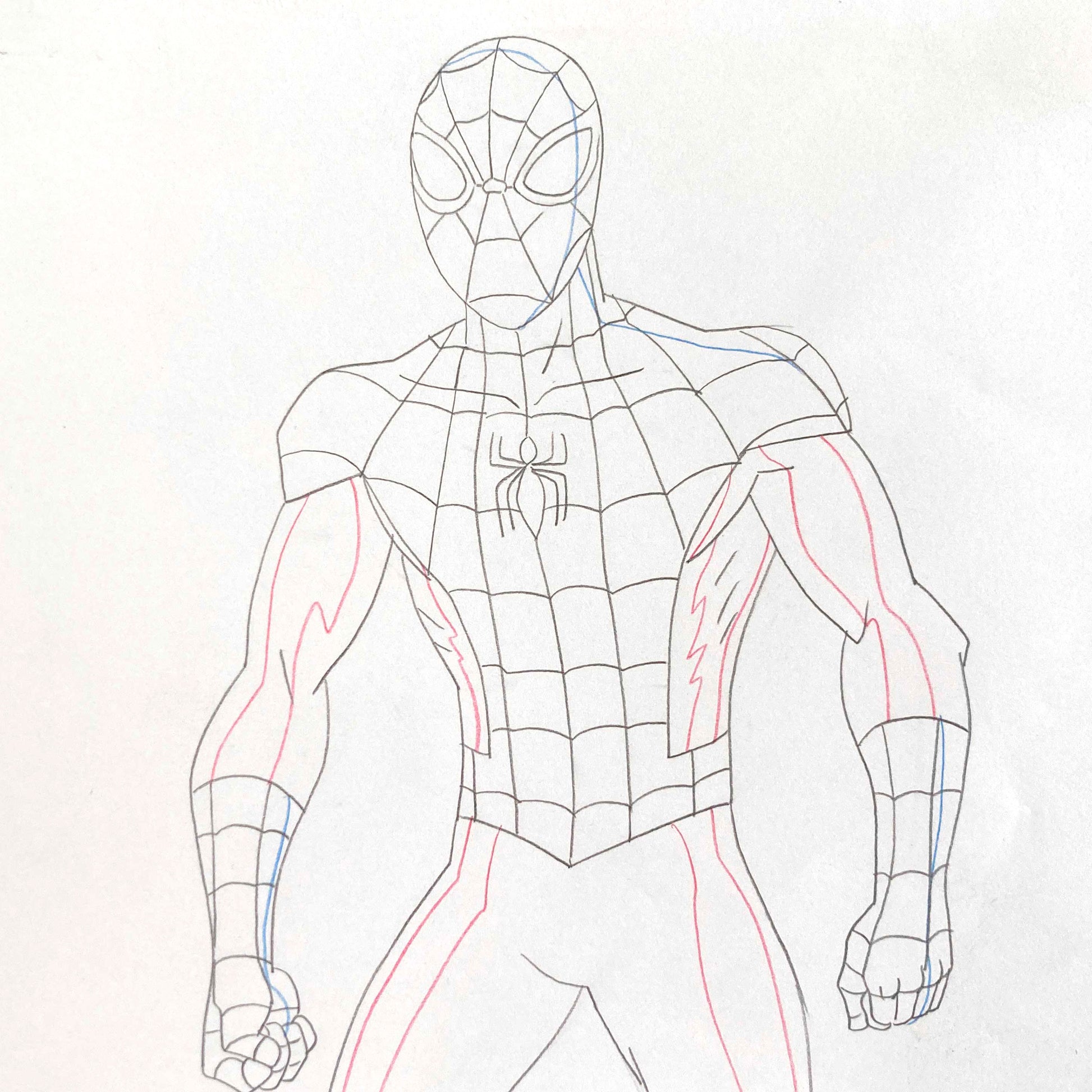 Original Production used Drawing from Ultimate Spider-Man Animation Series (2012-2017). For sale on FLIP Gallery