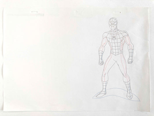Original Production used Drawing from Ultimate Spider-Man Animation Series (2012-2017). For sale on FLIP Gallery