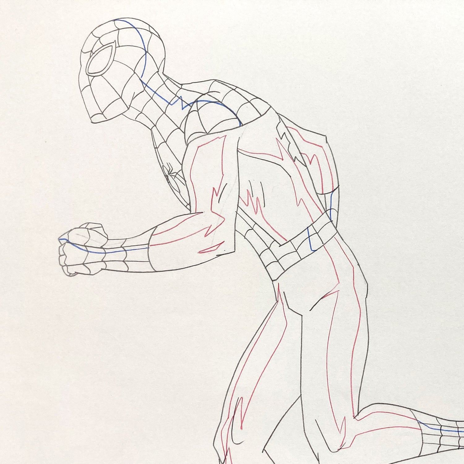 "Ultimate Spider-Man Animation Series" Original Production Used Drawing (2012-2017). For sale on FLIP Gallery